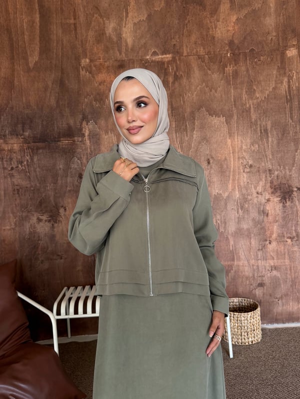 Yıldız Elbise Haki