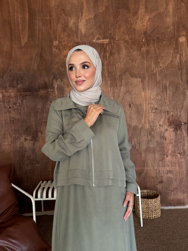 Yıldız Elbise Haki