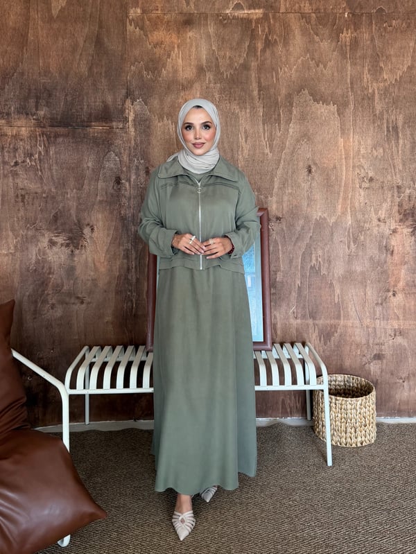 Yıldız Elbise Haki