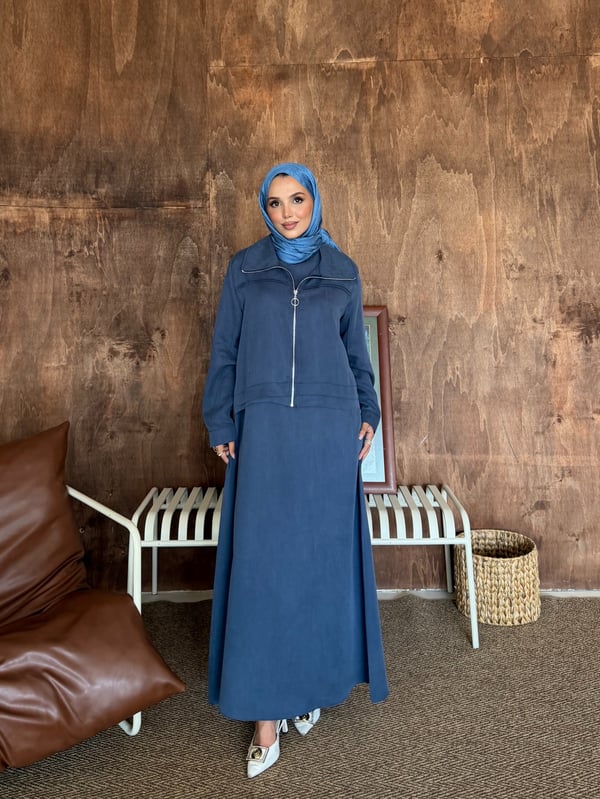 Yıldız Elbise Mavi