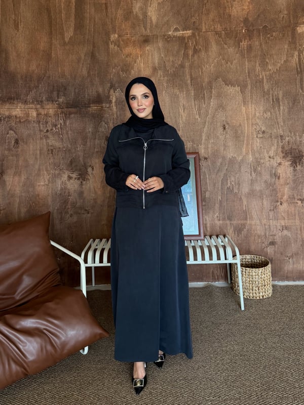 Yıldız Elbise Siyah