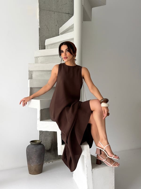 26Y0591 KADIN KOLSUZ MAXİ ELBİSE