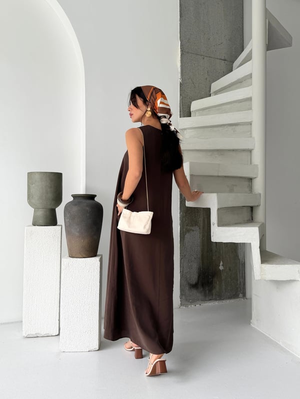 26Y0591 KADIN KOLSUZ MAXİ ELBİSE
