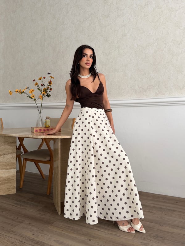 26Y3006 PUANTİYELİ PARÇALI KLOŞ ETEK
