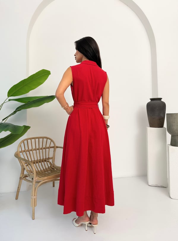 26Y5168 PİLELİ GÖMLEK ELBİSE