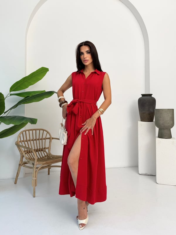 26Y5168 PİLELİ GÖMLEK ELBİSE