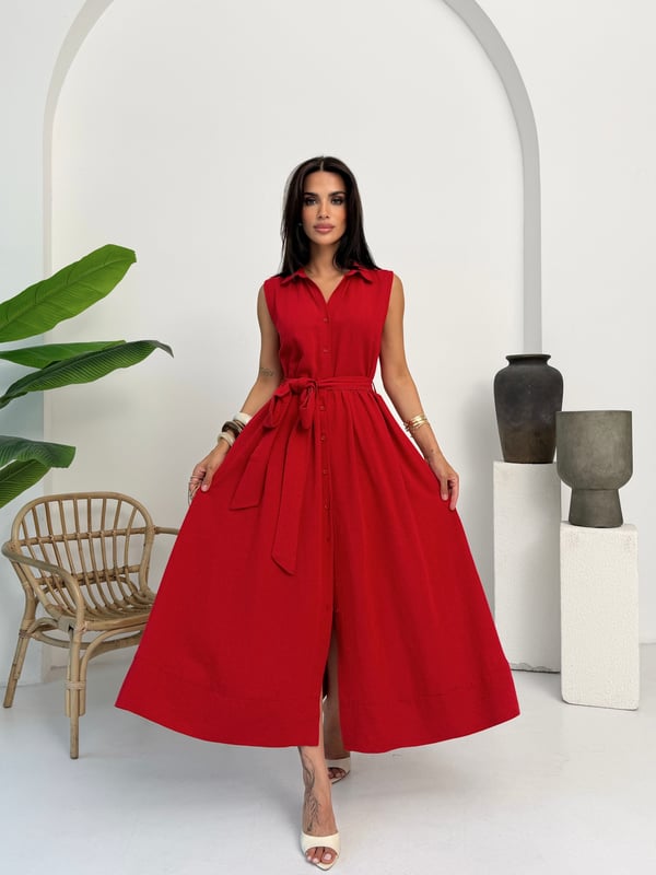 26Y5168 PİLELİ GÖMLEK ELBİSE