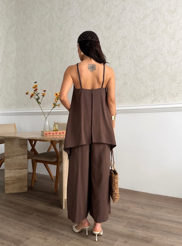 26Y5341 DERİ ASKILI TULUM