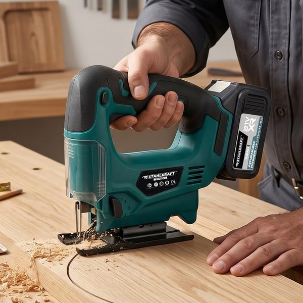 STAHLKRAFT STH 5041 Şarjlı Devir Ayarlı Dekupaj Testeresi 