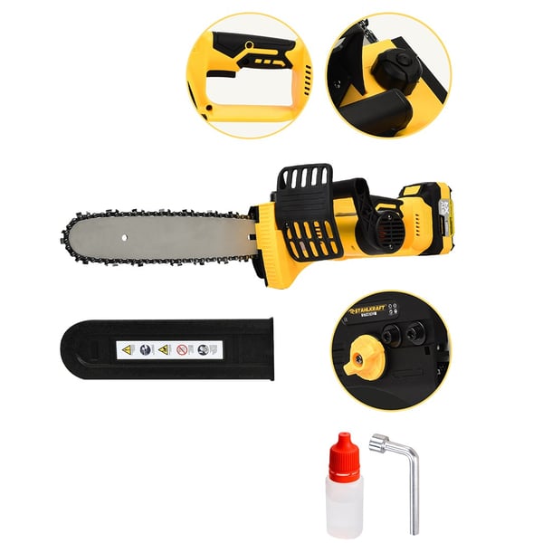 STAHLKRAFT STH 6162 S 21V Kömürsüz Akülü Zincirli Testere (30 cm Pala)