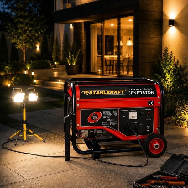 STAHLKRAFT STH 8955 3 kVA Marşlı Benzinli Jenaratör