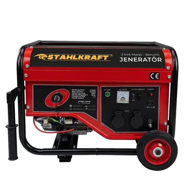 STAHLKRAFT STH 8955 3 kVA Marşlı Benzinli Jenaratör