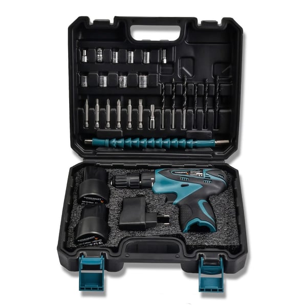 STAHLKRAFT STH 9150 M Lion Armut Batarya Metal Şanzuman Çift Akülü Vidalama 24 Adet Set Hediye