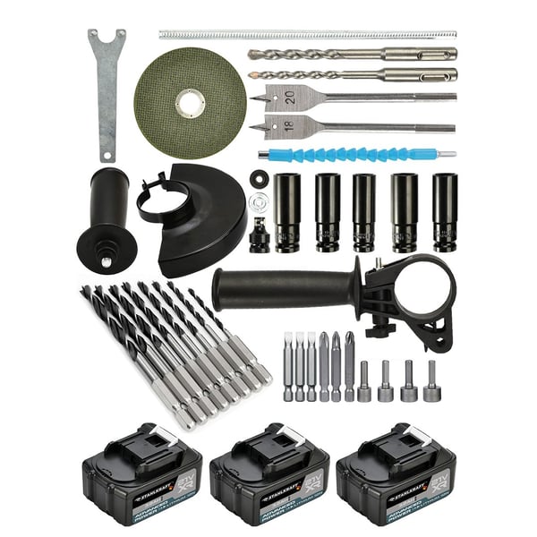 STAHLKRAFT STH 9930 2'li Ultra Set Şarjlı Taşlama Şarjlı Somun