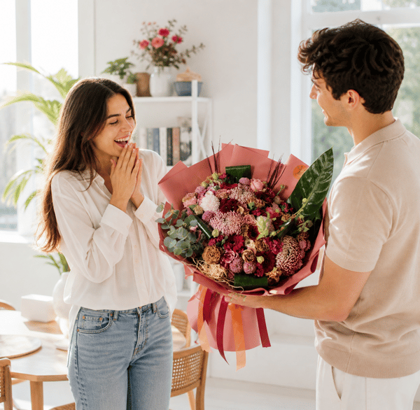 Anastasiya Gerbera ve Lisyantusler 