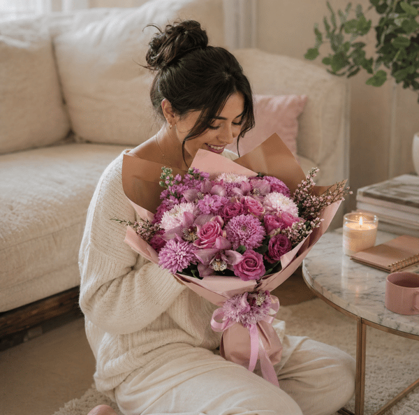 Cerbella Anastasiya ve Athena Güllerden Oluşan Buket  