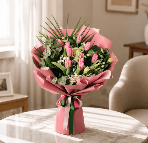 Tulip Design Bouquet 19 pieces Lale 