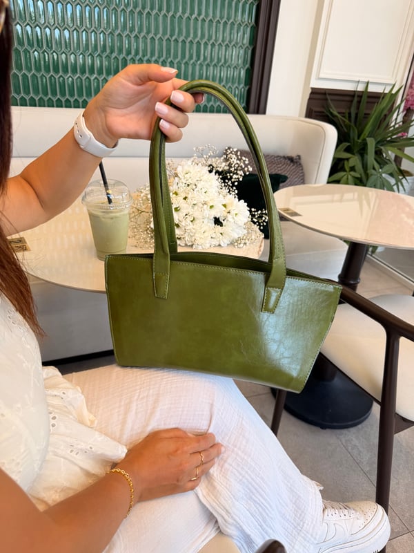 Daisy Matcha Yeşili Kadın Omuz Çantası