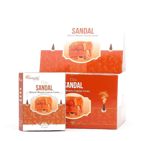 Sandal Ağacı Konik Tütsü 10'lu