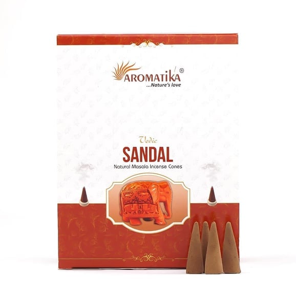 Sandal Ağacı Konik Tütsü 10'lu