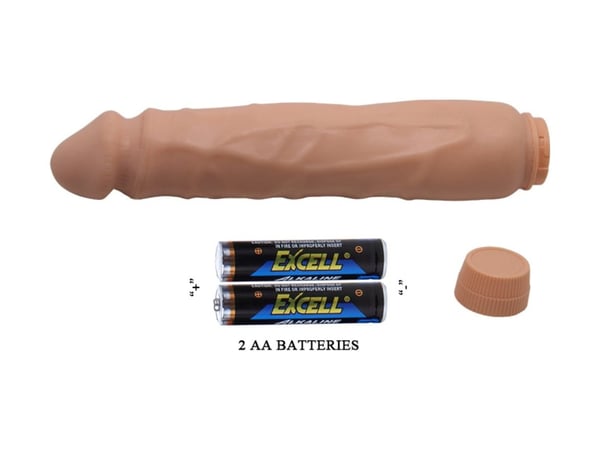 Baile Barbara 25 Cm Damarlı Realistik 10 Titreşimli Vibratör Penis