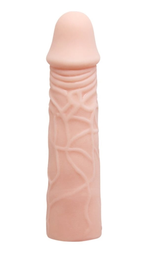 Baile Big Men 6 Cm Dolgulu Realistik Uzatmalı Penis Kılıfı