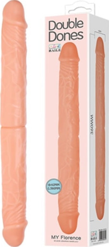 Baile Double Dong 36Cm Çift Taraflı Kıkırdaklı Penis Anal Vajinal Dildo
