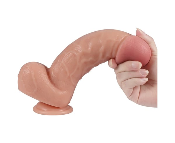 Bigmen Kalın Penis Et Dokusu Süper Gerçekçi Realistik Dildo 22 Cm