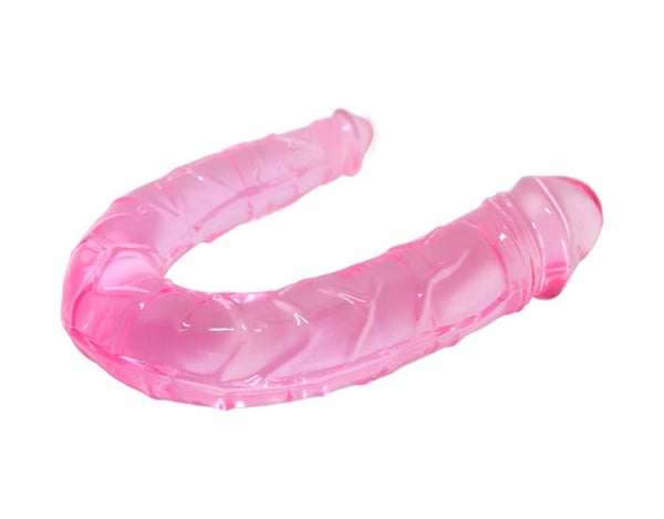 Double Dong 30 Cm Çift Taraflı Jel Dildo Anal Vajinal Penis