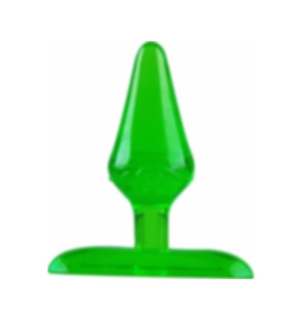 Erotic Mini 7 CM Vantuzlu Yeşil Anal Plug Anal Tıkaç