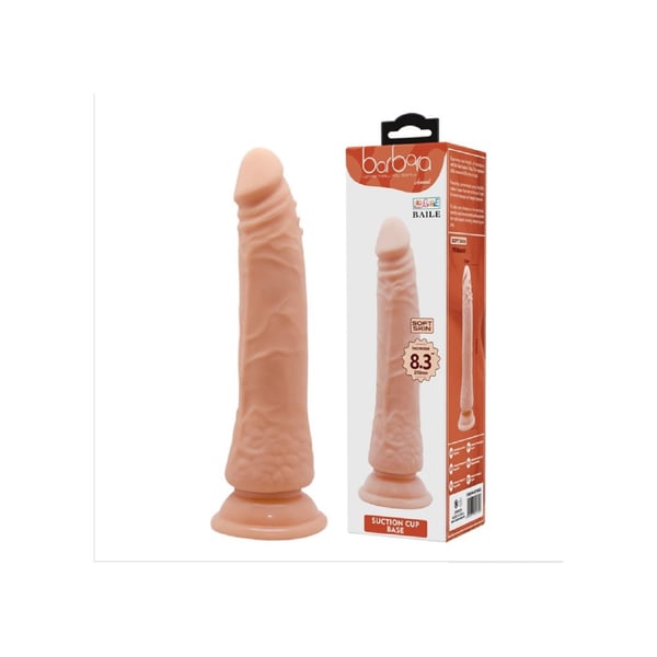 Fit 20 Cm Kıkırdaklı Bükülebilen Realistik Penis Vantuzlu Dildo