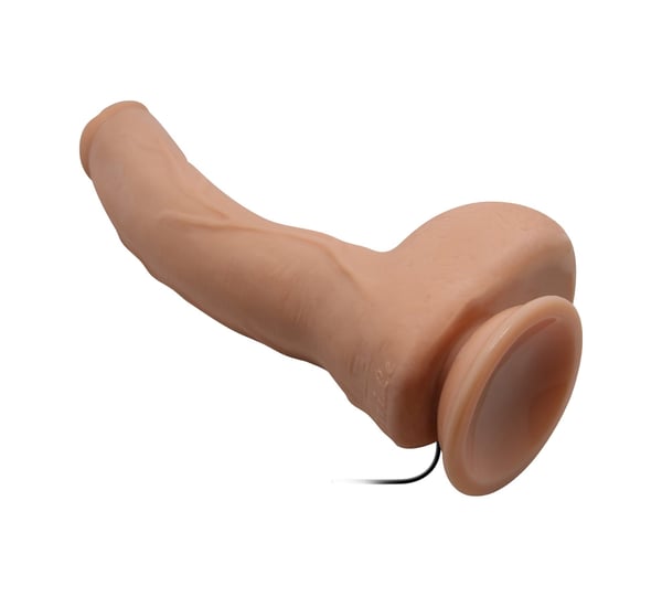 Jack 26 Cm Titreşimli Realistik Vantuzlu G-spot Dildo Penis
