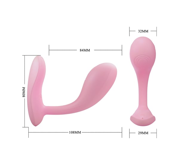 Kavisli G-spot App Vibratör Kadifemsi Yumuşak Doku Ve 12 Titreşim