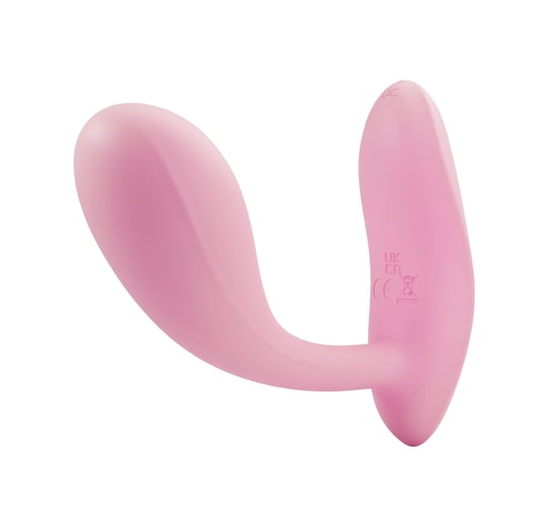 Kavisli G-spot App Vibratör Kadifemsi Yumuşak Doku Ve 12 Titreşim