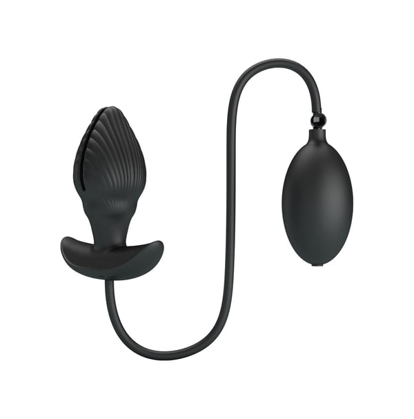 Manson Şişirilebilir Titreşimli Anal Tıkaç Silikon Anal Plug