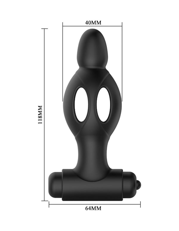 Mr.Play 10 Titreşimli Süper Kalite Silikon Anal Vibratör Anal Tıkaç Mastürbatör
