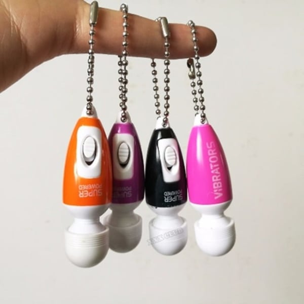 Powered 6 Cm Mini Vibratör Mastürbatör Anahtarlık Vibratör