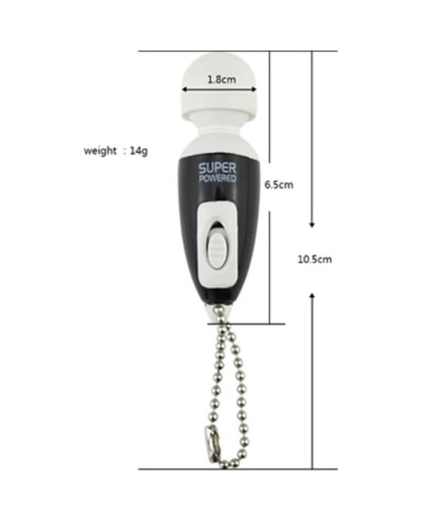 Powered 6 Cm Mini Vibratör Mastürbatör Anahtarlık Vibratör