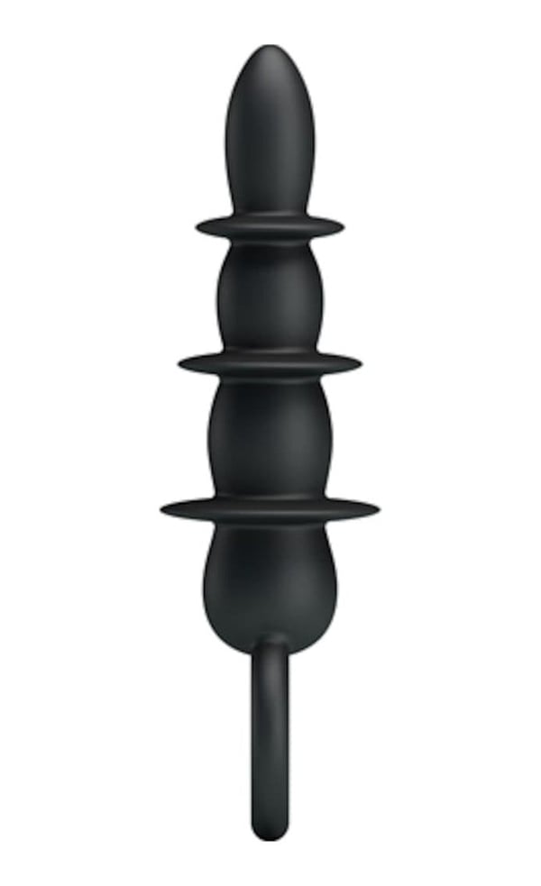Pretty Love 13 Cm Boğumlu Süper Kalite Anal Plug Anal Açıcı Zenci Dildo