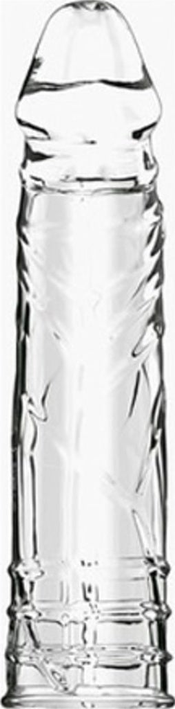Pretty Love Sleeve Damarlı Dolgulu 4 Cm Uzatmalı Şeffaf Silikon Penis Kılıfı