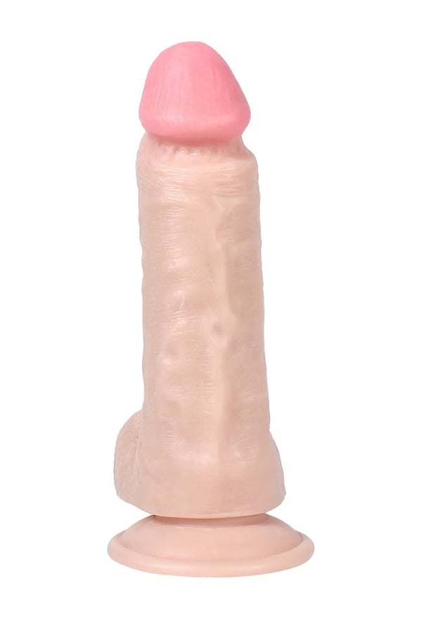 Realistik 17 CM Süper Et Dokusu Dildo Anal Vajinal Penis