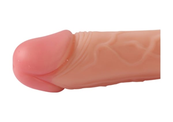 Shequ Black 44 Cm Çift Taraflı Ve Çift Başlı Realistik Dildo Penis