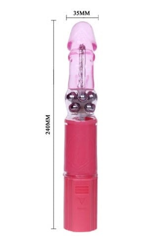 Titreşimli Oynar Başlı Teknolojik Vibratör Penis Klitoral Dildo