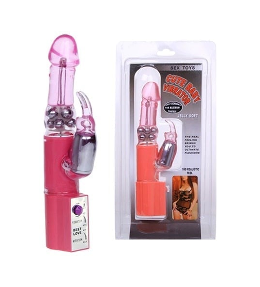 Titreşimli Oynar Başlı Teknolojik Vibratör Penis Klitoral Dildo