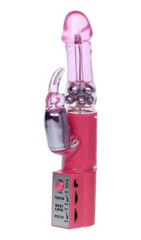 Titreşimli Oynar Başlı Teknolojik Vibratör Penis Klitoral Dildo