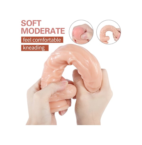 Xise 25 CM Vantuzlu Gerçekçi Realistik Kalın Penis Dev Dildo