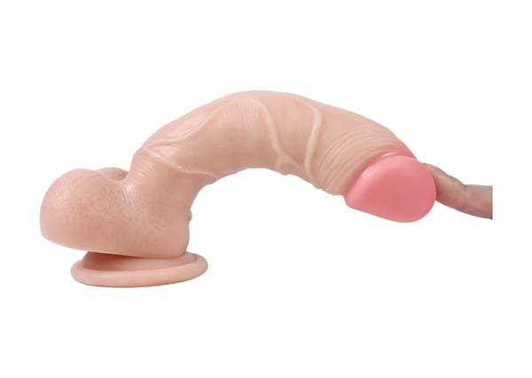 Xise Davids 20 CM Vantuzlu Gerçekçi Süper Realistik Ten Renkli Dildo