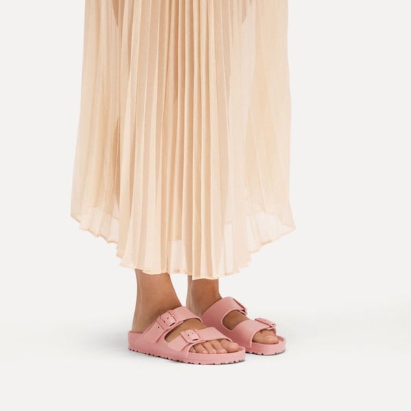 BIRKENSTOCK ARIZONA EVA SUYA DAYANIKLI TOZ PEMBE ÇİFT BANTLI KADIN TERLİK 1031340