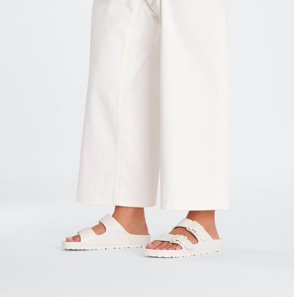 BIRKENSTOCK ARIZONA EVA SUYA DAYANIKLI EKRU ÇİFT BANTLI KADIN TERLİK 1027384