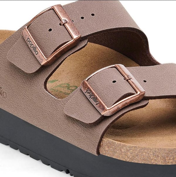 BIRKENSTOCK ARIZONA PLATFORM FLEX BF VEGAN KADIN TERLİK 1027417